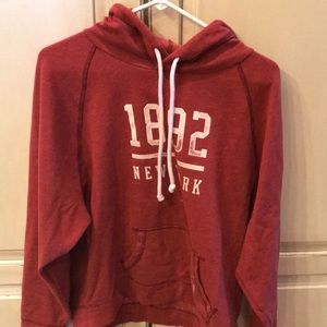 Red Abercrombie hoodie